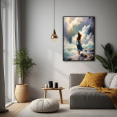 Serene Ocean Escape - Küstenart Poster