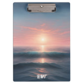Serene Ocean Klemmbrett (Vorderseite)