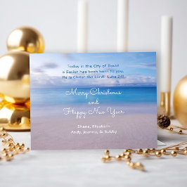 Serene Ocean Scripture Religious Postkarte
