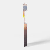 Serene Ocean Sunset Heart Beach Initials iPhone Hülle (Linke Seite)