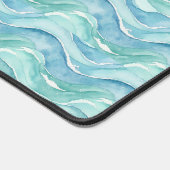 Serene Ocean Watercolor Schreibtischunterlage (Ecke)