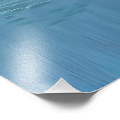 Serene Ocean Waves Fotodruck (Ecke)