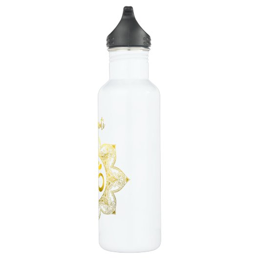 Serene Om Shanti Edelstahlflasche (Rechts)