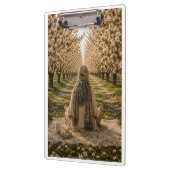 Serene Orchard Sticky Notes | Romantic Botanical Klemmbrett (Links)