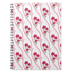 Serene Orchid Waves Notizblock