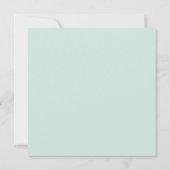 Serene Palm Tree Watercolor | SAVE THE DATE (Rückseite)