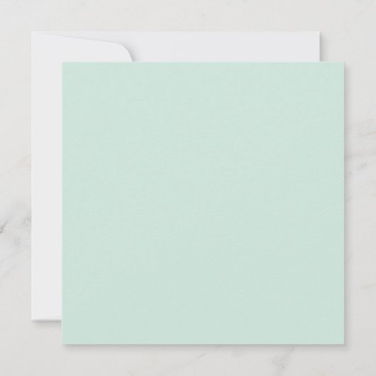 Serene Palm Tree Watercolor | SAVE THE DATE (Rückseite)