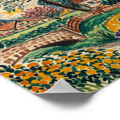 Serene Park Szene im Frühjahr Poster (Ecke)