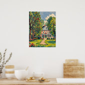 Serene Park Szene im Frühjahr Poster (Küche)