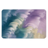 Serene Pastel Abstrakt Wave Dreamy Art Magnet (Horizontal)