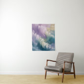 Serene Pastel Abstrakt Wave Dreamy Art Wandteppich (Beispiel)