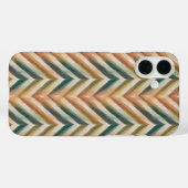 "Serene Pastel Zickzack Flow" Case-Mate iPhone Hülle (Rückseite (Horizontal))