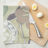 Serene Pastels II Geschirrtuch (Viertel Falte)