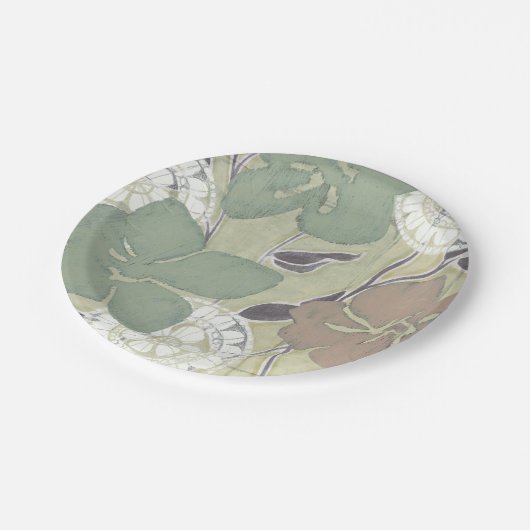 Serene Pastels II Pappteller (Schrägansicht)