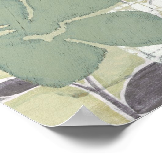 Serene Pastels II Poster (Ecke)