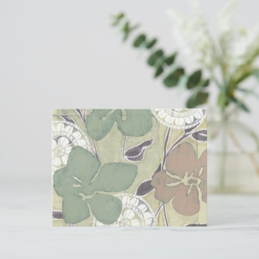 Serene Pastels II Postkarte (Stehend Vorderseite)