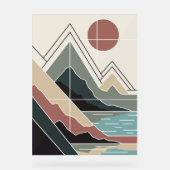 Serene Peaks Acrylschild (Vorderseite)