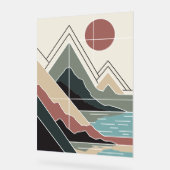 Serene Peaks Acrylschild (Winkel)