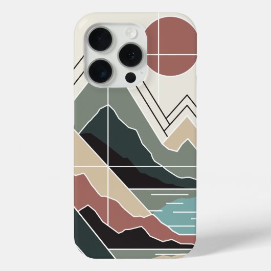 Serene Peaks Case-Mate iPhone Hülle (Rückseite)