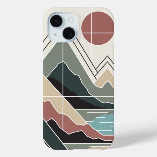 Serene Peaks Case-Mate iPhone Hülle (Rückseite)