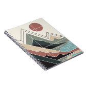 Serene Peaks Notizblock (Rechte Seite)