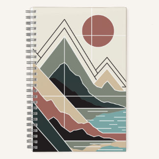 Serene Peaks Notizblock