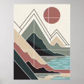 Serene Peaks Poster (Vorne)
