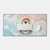 Serene Penguin Reader Large Desk Mat for Writers  Schreibtischunterlage (Tastatur & Maus)