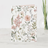 Serene Petals Karte (Vorderseite)