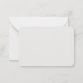 Serene Petals Mitteilungskarte (Rückseite)