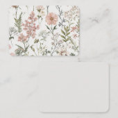 Serene Petals Mitteilungskarte (Vorne/Hinten)