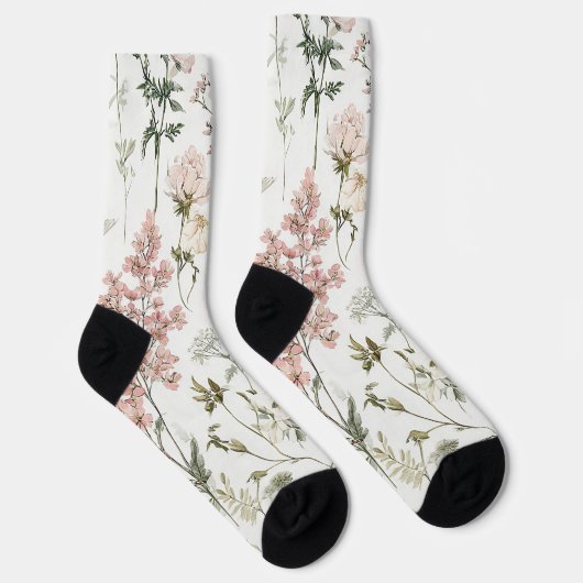 Serene Petals Socken (Rechts)