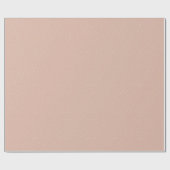 Serene Pfirsich Minimalistischer Punkt Geschenkpapier (Flach)