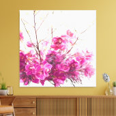 Serene Pink Phalaenopsis Orchid Triptych Canvas Leinwanddruck (Insitu (Wohnzimmer))