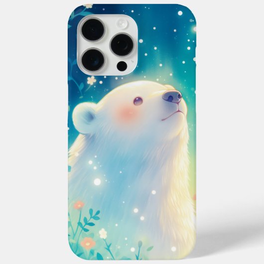 Serene Polar Bear Gaze Case-Mate iPhone Hülle (Rückseite)