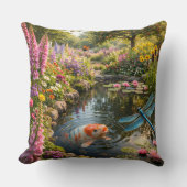 Serene pond life pillow kissen (Vorderseite)