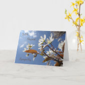 Serene Raisin Blossom Sympathy Greeting Card Karte (Gelbe Blume)