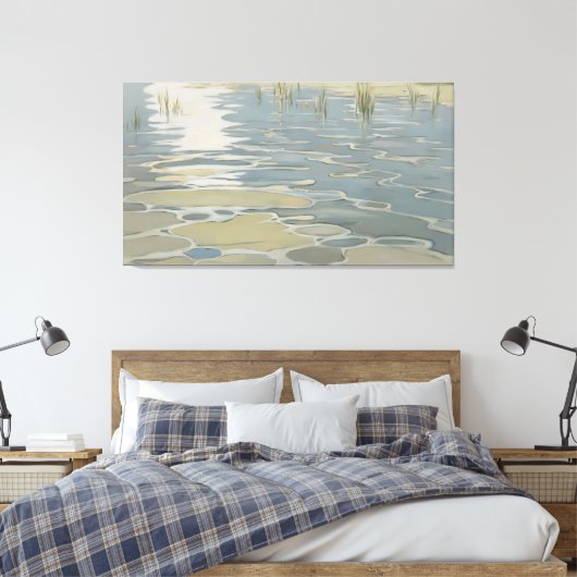 Serene Reflections Leinwanddruck (Insitu (Schlafzimmer))