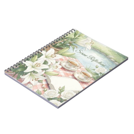 Serene Reflections Notizblock (Linke Seite)