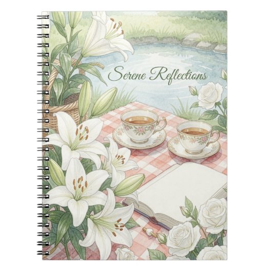 Serene Reflections Notizblock (Vorderseite)