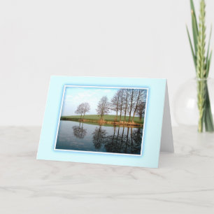 Serene Reflections of Nature Custom Card Karte