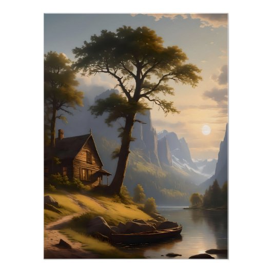 Serene Refuge Poster (Vorderseite)