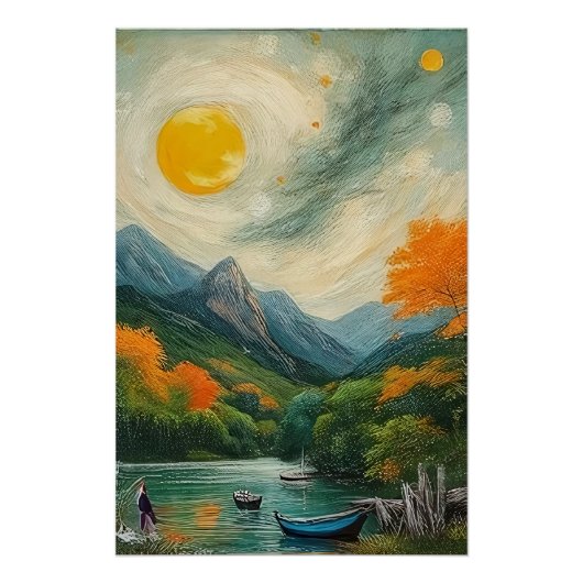 Serene Refuge Poster (Vorderseite)