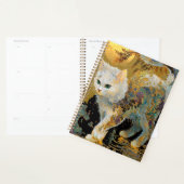 Serene Rinpa Cat | Japanischer Gold Zen Planer (Anzeige)