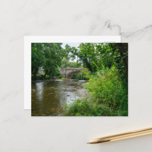 Serene River Elwy & Bridge St. Asaph Postkarte