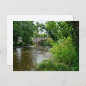 Serene River Elwy & Bridge St. Asaph Postkarte (Vorne/Hinten)