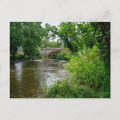 Serene River Elwy & Bridge St. Asaph Postkarte (Vorderseite)