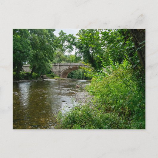 Serene River Elwy & Bridge St. Asaph Postkarte (Vorderseite)