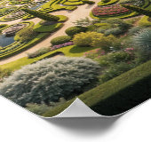 Serene River Garden - Majestät und Elegant der Nat Poster (Ecke)