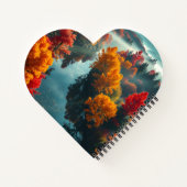 Serene River Shore Reflection Nature Art  Notizblock (Rückseite)